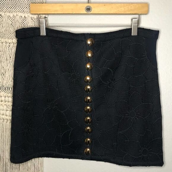 Samantha Leibowitz Mary Kate Mesh Floral Skirt - Picture 2 of 8